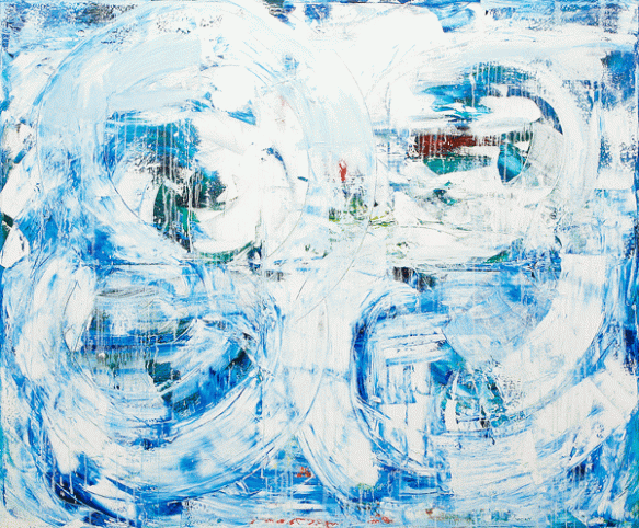 Jill Joy - Summoning The Heart of Love - oil on canvas - 60x72" - 2012 $2,250 USD